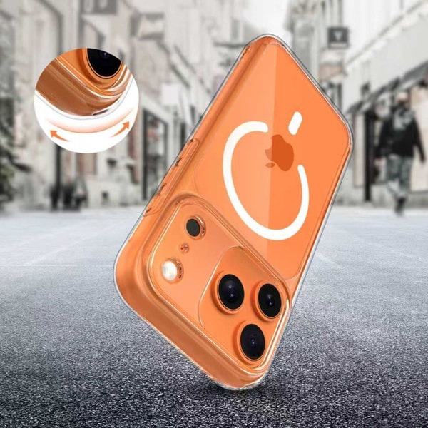 Tech-Protect Magpeak Magsafe CC Case for iPhone 17 Pro - Clear