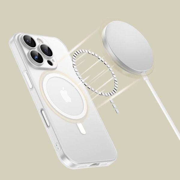 Tech-Protect MagSlim MagSafe Case for iPhone 16 Pro - White